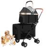JZOOOZ Pet Separate Design with 4 Rotating Front and Rear Wheel Easy To and Detachable for Compact Convenient for and Nursing Stroller, Type,