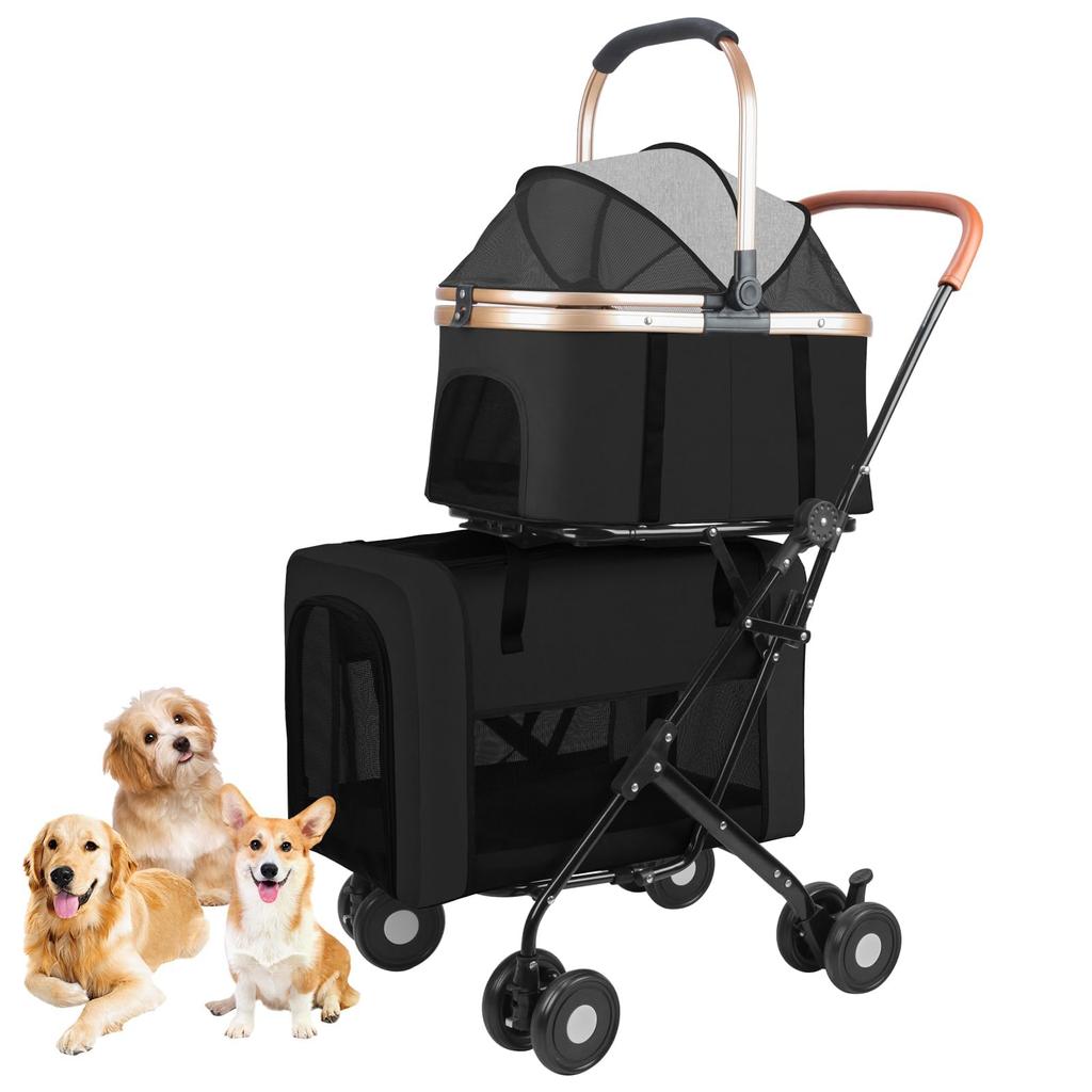 JZOOOZ Pet Separate Design with 4 Rotating Front and Rear Wheel Easy To and Detachable for Compact Convenient for and Nursing Stroller, Type,