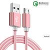 Micro USB Cable - Unspecified - 1M - Nylon - Pink - Android Compatible