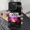 Чехол для телефона с изображением группы Imagine D-Dragons для iPhone 17,16,15,14,13,12,11 Plus,Pro Max,XS, Цветной Серебряный Позолоченный Внутренний Чехол