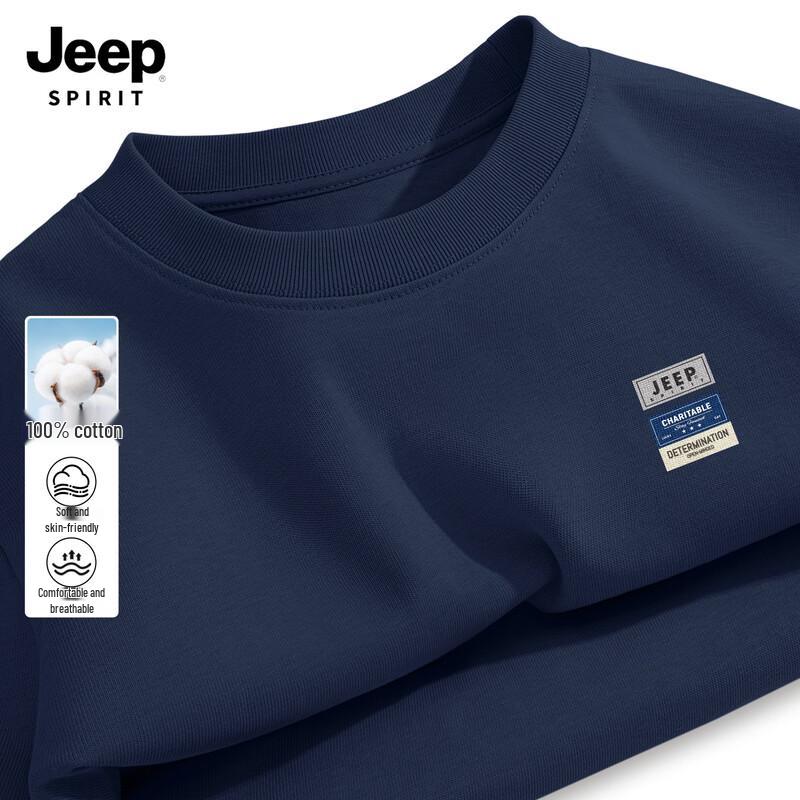 Мужская хлопковая футболка с длинным рукавом JEEP SPIRIT