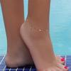 Звезда браслет на щиколотку на ногу модные летние пляжные украшения для ног AVE