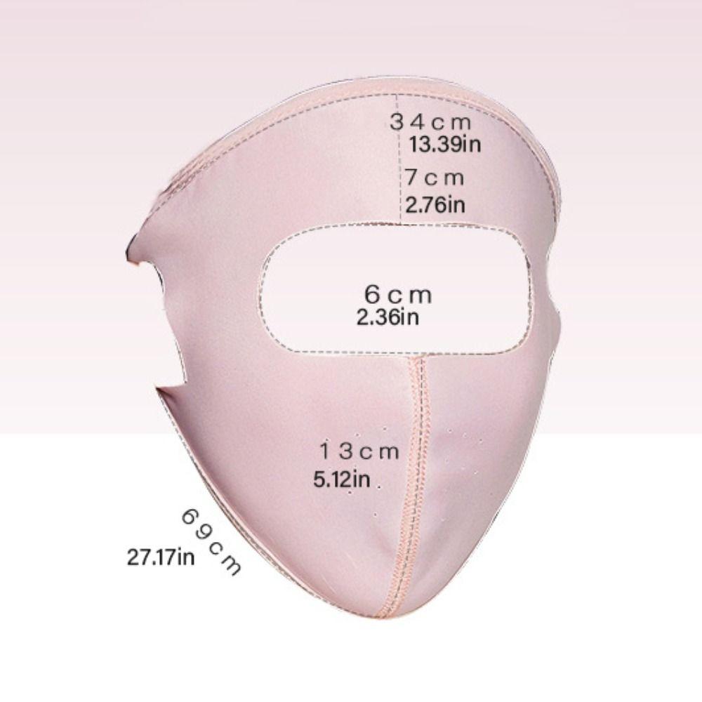 Чистый цвет Ice Silk солнцезащитная маска для лица на открытом воздухе защитная маска для лица для вождения маска Джини для вождения