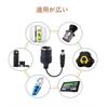 Inverter Cigarette Lighter Car Direct Cigarette Lighter Compatible with 30cm Long Cable, Connection, Clip-on Cable, 12V/24V Vehicles, (Black)