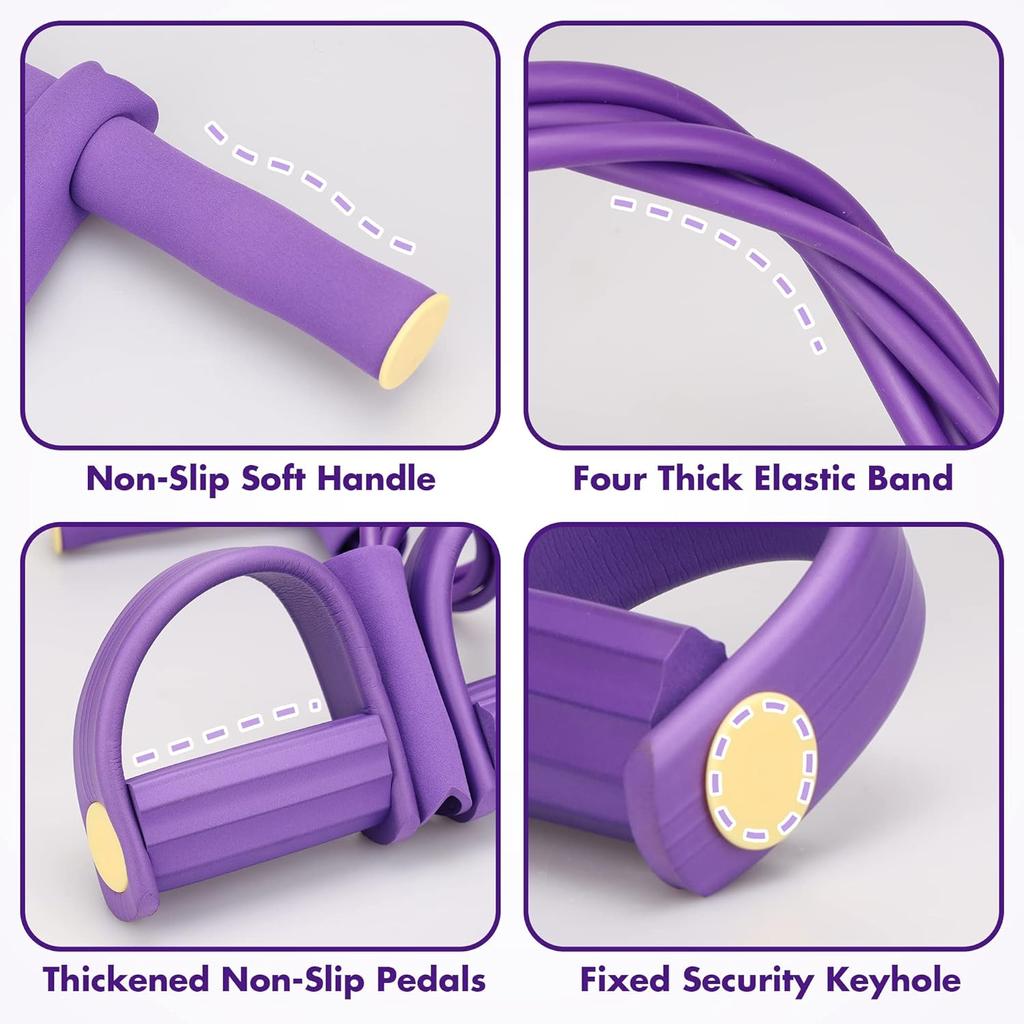 Pedal Puller Slim Waist Pulling Rope Sports Resistance Rope Fitness and Fitness Pedal Resistance Belt