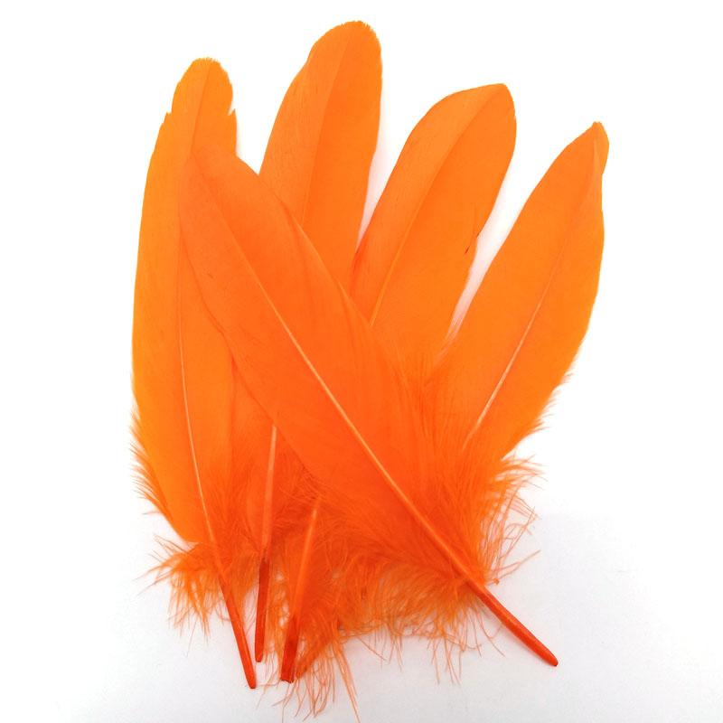 20PCS Hard Stick Colourful Goose Feathers Plumes Swan for Home Decoration Crafts DIY Jewelry Making Table Centerpieces 15-20cm