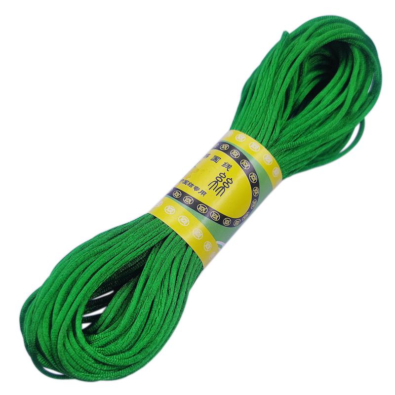 Высококачественный браслет, плетеная веревка, новая, 20 м/рулон, 2 мм, нить, китайский узел, сделай сам, кисточки, шнур макраме, нить Шамбала, ювелирные аксессуары