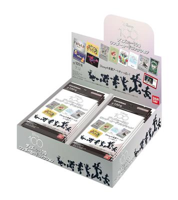 Bandai Коллекция карточек Disney 100 Wonder Card, 20 упаковок (пак) (BOX)