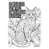 Раскраска для кошек для взрослых DIY Cat Designs Decompression Tear-resistant Cat Coloring Book Home