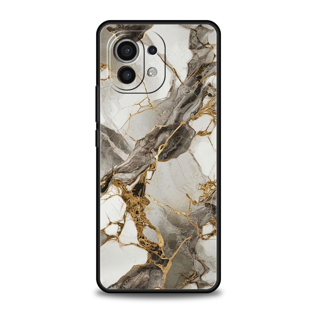 Акварельный Мраморный Чехол Для Телефона Для Xiaomi 15 14 13 12 Lite 14T 13T 12T Pro Poco X7 X6 X5 X4 X3 NFC F7 Ultra F6 Pro Мягкий Чехол