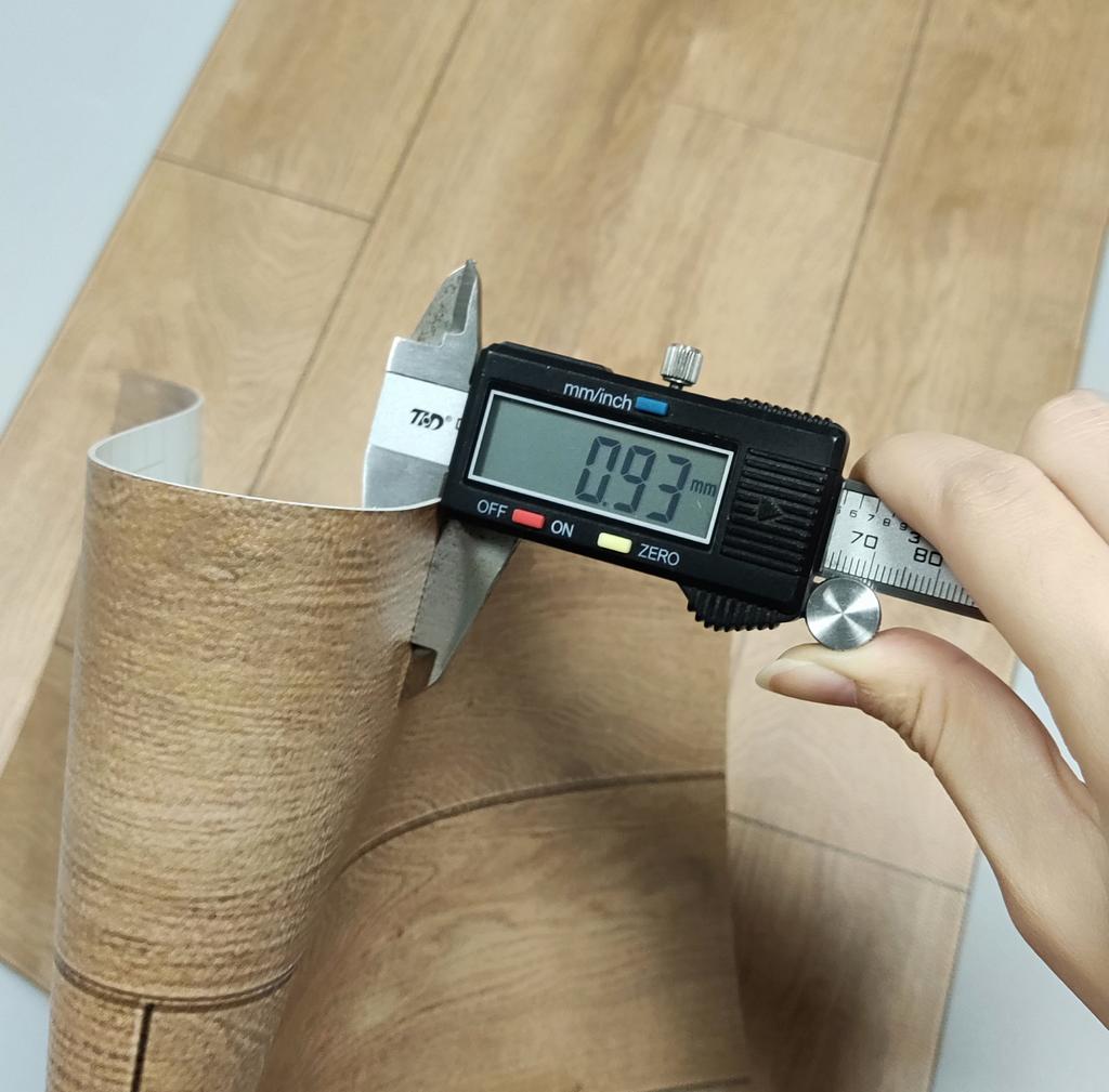 Напольная плитка из искусственной кожи под дерево, виниловые наклейки на пол, водонепроницаемая наклейка на пол для ванной комнаты, кухни, спальни, толщина 0,93 мм