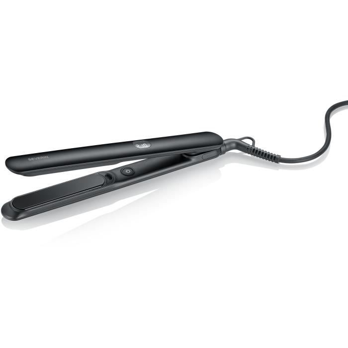 Fer a lisser ionique - SEVERIN - HG 0622 - Revetement céramique - Indicateur température LED - Chauffe rapide - Noir