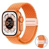 Плетеное нейлоновое петлевое ремешок для Apple Watch Ultra 3 2 49 мм 11 10 46 мм 42 мм 9 8 7 45/41 мм Магнитный ремешок iWatch 6 5 SE 44/40 мм Correa