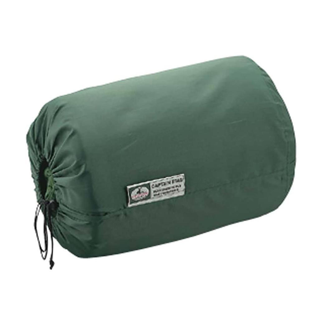 Captain Stag Grande 1400 Winter Sleeping Bag with Minimum Temperature Envelope-Style Pillow, Green, 5°C (M-3471)