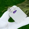 Friendship Day Sale 925 Silver Copper Purple Turquoise Gemstone Bezel Pendant