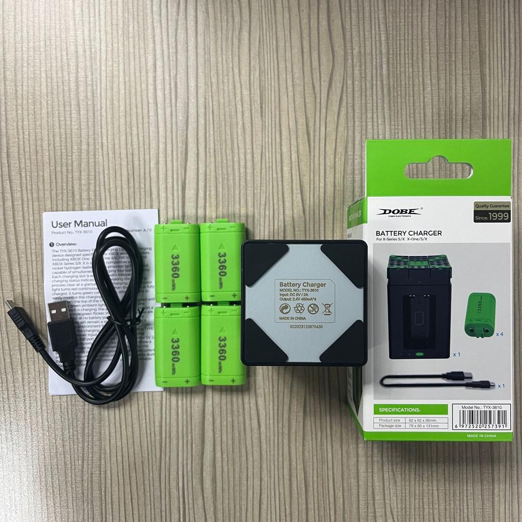 TYX-3610 XBOX ONE/RIES Controller Battery Pack Charging Dock