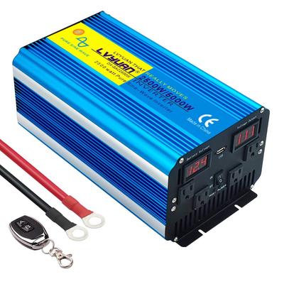 LVYUAN Синусоидальный DC12V в AC100V 50Гц в 60Гц Идеально для автомобиля, солнечной энергии и аварийного отключения электроэнергии. Бесплатная замена и пожизненный ремонт включены