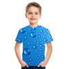 Baby Boy Cartoon Casual T-shirt Girl Abstract Fashion T-shirt Summer Short-sleeved O-neck T-shirt