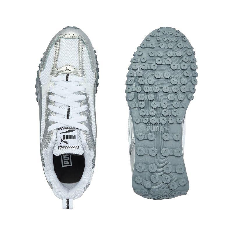 PUMA BLKTOP RIDER V2 Breathable Low top Casual Shoes Unisex White Silver 406318-02