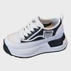 SJN882-1 Women's 2024 Spring Trendy Thick-Soled Breathable Casual White Shoes