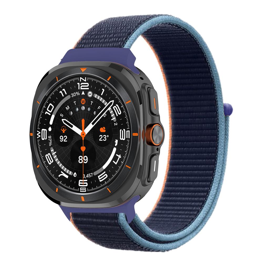 Ремешок для Samsung Galaxy Watch 7 Ultra 47 мм аксессуары Спортивный регулируемый нейлоновый петлевой браслет correa Galaxy watch Ultra ремешок 47 мм