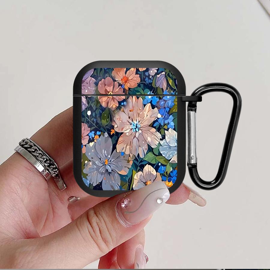 Ретро Цветы Чехлы для Наушников Чехол Для Airpods 2 4 3 Pro2 Pro 1 Pro3