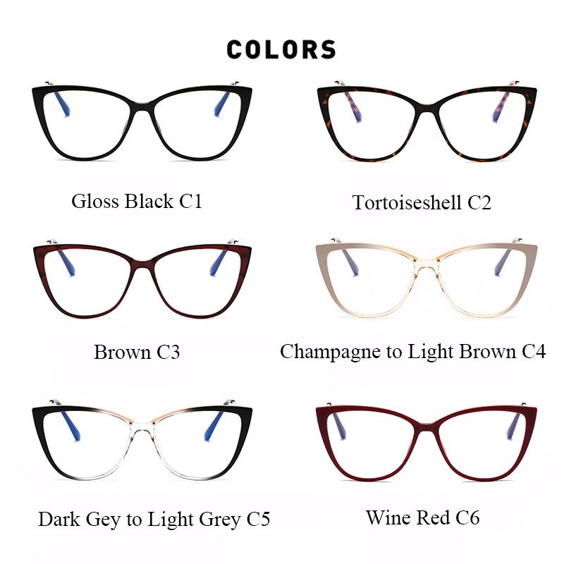 Fashion Reading Glasses Blue Blocker Women