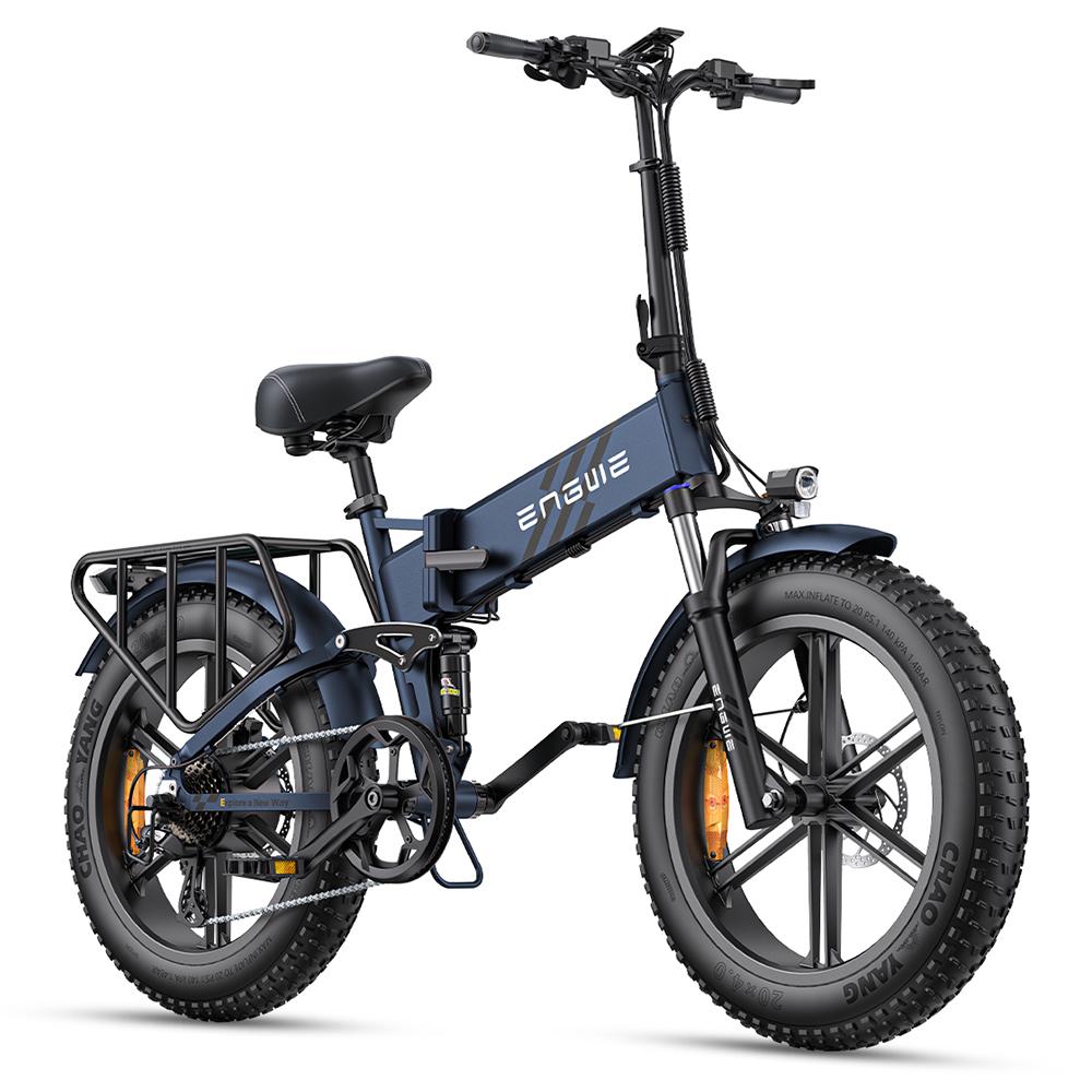 Электровелосипед складной ENGWE 20" Мотор 750 Вт Взрослый Ebike 52 В 16 Ач Максимальная дальность 110 км Максимальная скорость 25 км/ч ENGINE Pro 2.0