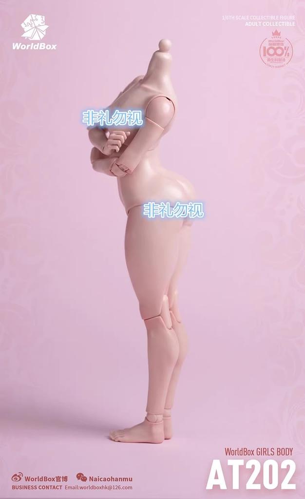 Фигурка персонажа в масштабе 1/6 TOYBARJAPAN Белая Бледная Азиатская Женская Модель AT202