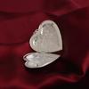 New 925 Sterling Silver Necklace Heart Frame Pendant Necklace Can Be Loaded With Photo Jewelry Gift