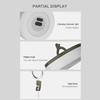 LED Camping Fairy Lights Power Display 200LM Camping String Lights 1800Mah Hangable for Parasol Tent Balcony Party Gazebo Garden