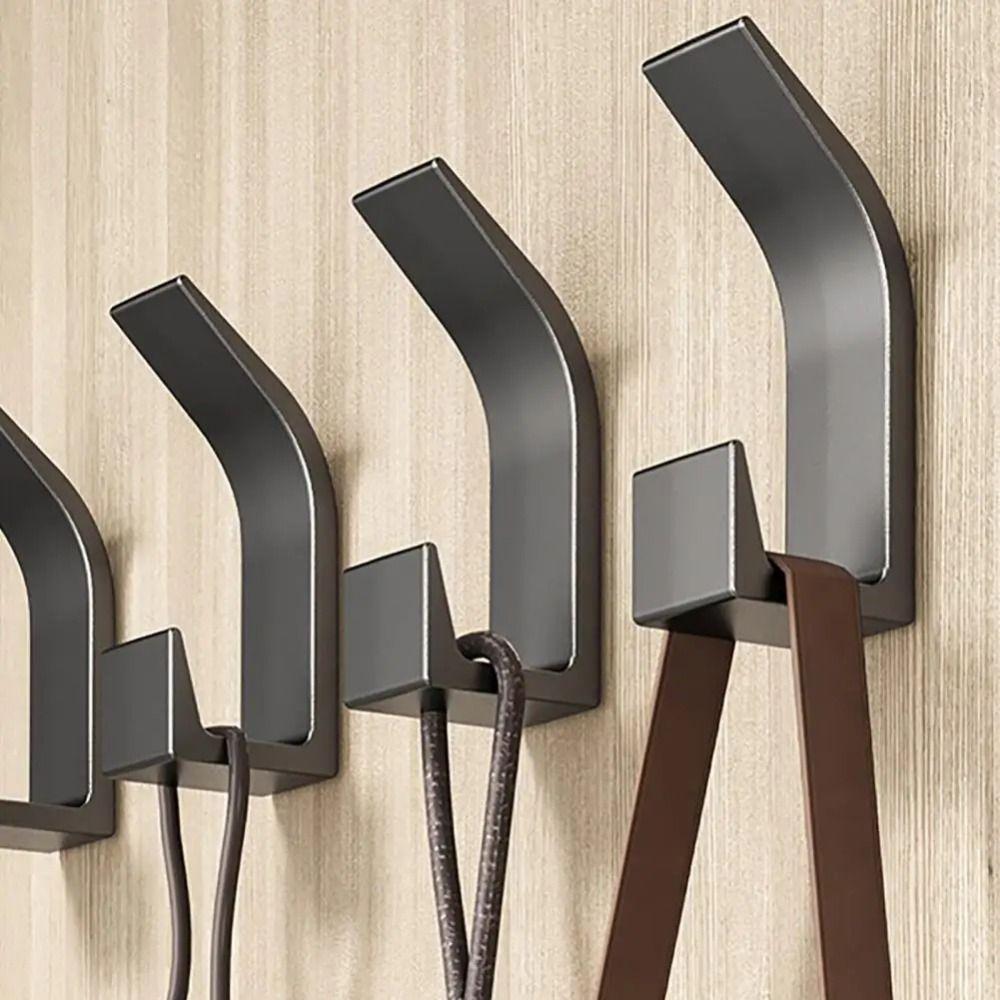 5 шт./компл., пластиковые вешалки для хранения без сверления, самоклеящиеся органайзеры для душа, настенные крючки