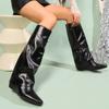 Women Boots Straight Barrel Pointed Knight Boots Women Thin Trouser Long Boots Fashion Comfortable Outdoor Elegant Shoes Women