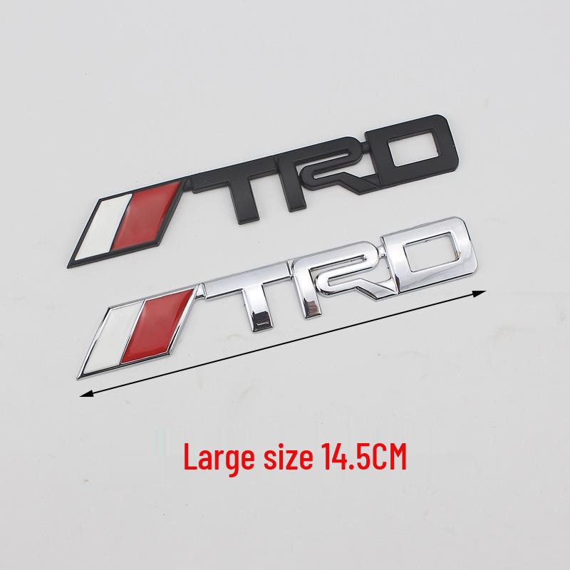 TRD 3D Металлическая Наклейка-Эмблема на Автомобиль для Модификации Кузова