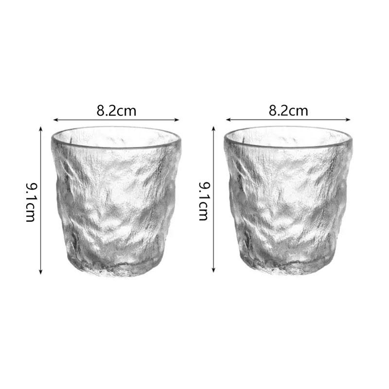 280ml/330ml Glacier Glass Cup Soda Water Mojito Cups Iced Coffee Mug Cocktail Glass High End Wine Glasses High End Beverage Mug