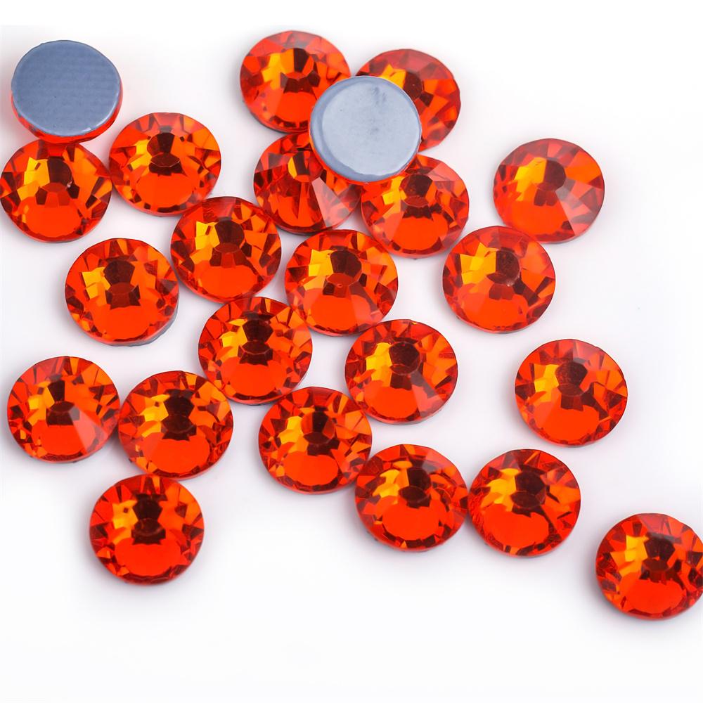SS6-SS30 40 цветов кристалл AB лучше DMC горячая фиксация стразы, стеклянные стразы горячая фиксация термоприклеиваемые стразы швейные и тканевые украшения