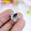 Natural Black Onex Gemstone 925 Solid Sterling Silver Jewelry Ring Size 6 p2A02