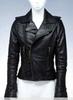 Black Genuine Casual Modern Hot Sexy Motorcycle Lambskin Leather Women's Jacket