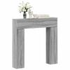 Fireplace Surround Sonoma Grey 102 x 18 x 100.5 cm Particleboard