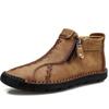 Мужские ботинки большого размера из натуральной кожи ручной работы, удобные ботильоны для мужчин, повседневная обувь, осенне-зимняя мужская обувь