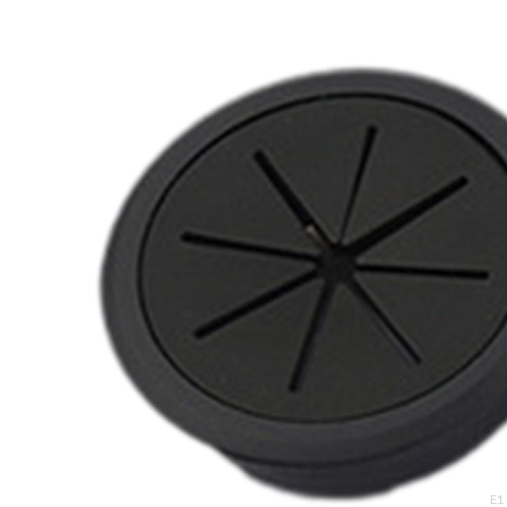 Крышка для кабельного отверстия Органайзер для настольного оборудования Управление и скрытие черного провода Гибкий