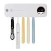Chrysom Household Portable Wireless UV USB Rechargeable Wall-mounted Dryer Toothbrush Sterilizer, White