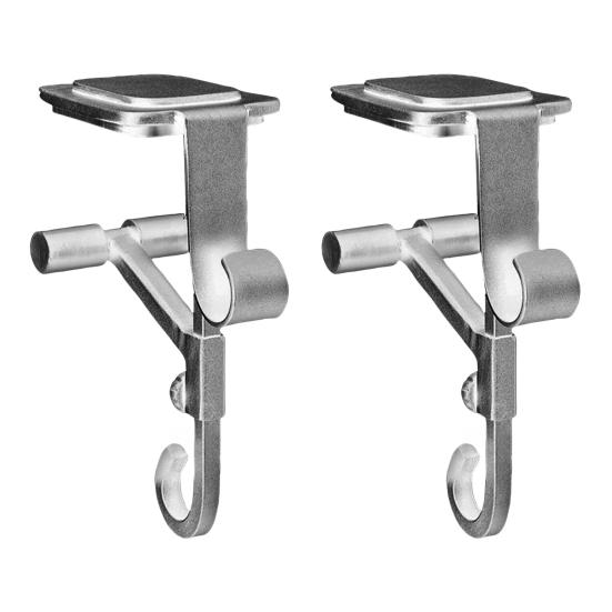 2-in-1 Fireplace Stocking And Garland Hanger Adjustable Heavy Duty Wreath Hanger No Drilling Mantel Stocking Holder for Christmas Decoration