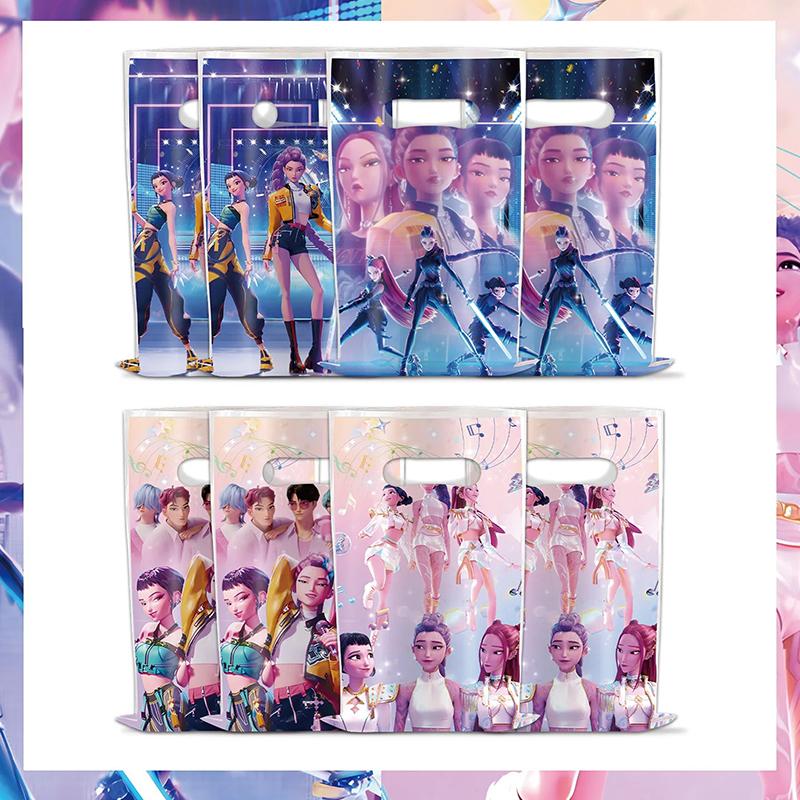 Пакеты для подарков Охотников на демонов Украшение на день рождения K-pop Аниме Вечеринка Конфетные пакеты Подарки гостям Детский праздник Baby Shower Праздничные принадлежности