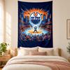 Edmonton Oilers Tapestry highquality for decorating living room bedroom dorm walls ideal as bedroom wallart orholiday gift