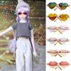 Mini Plush Doll Plush Doll Eyeglasses For 10/15cm Dolls Glasses Clothes Cute Heart Frame