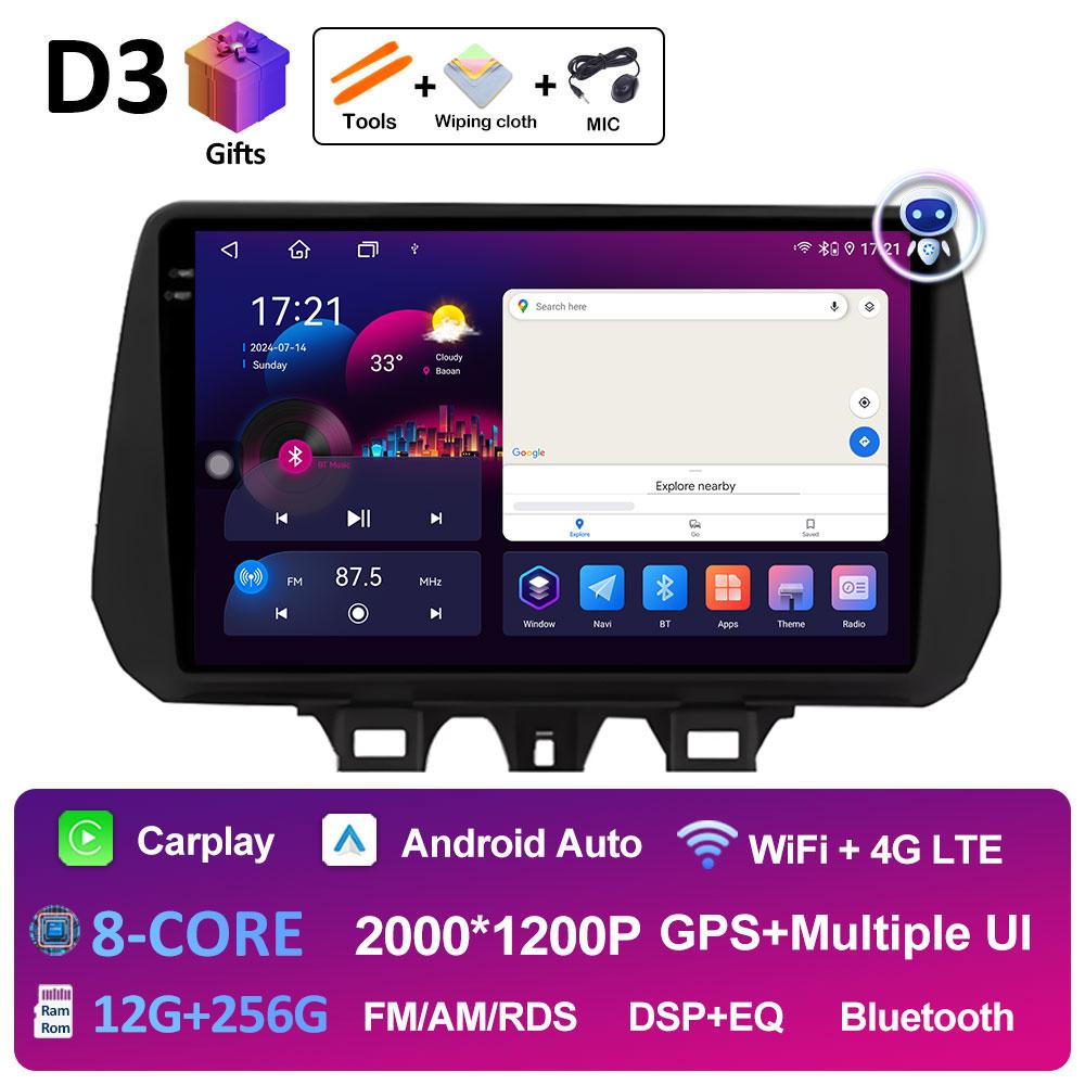 GPS-навигация Автомобильное видео для Hyundai TUCSON 2019 2020 2021 Радиоплеер Авторадио Bluetooth Вентилятор охлаждения QLED IPS Экран Нет 2 din
