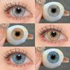 FUNSACHY 1 Pair Colored Contact Lenses for Eyes Cosmetic High Quality ARTHUR Series Gray Lenses Fashion Blue Contacts Yearly Use