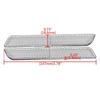 Universal For Harley Replacement Parts Visibility headlights Saddle Bag Cover Motorcycle Reflectors