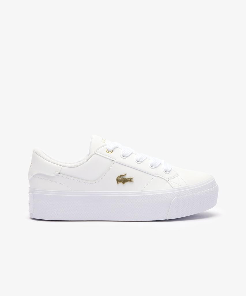 Женские кожаные кеды на платформе Lacoste Ziane Rz8005W56G 216